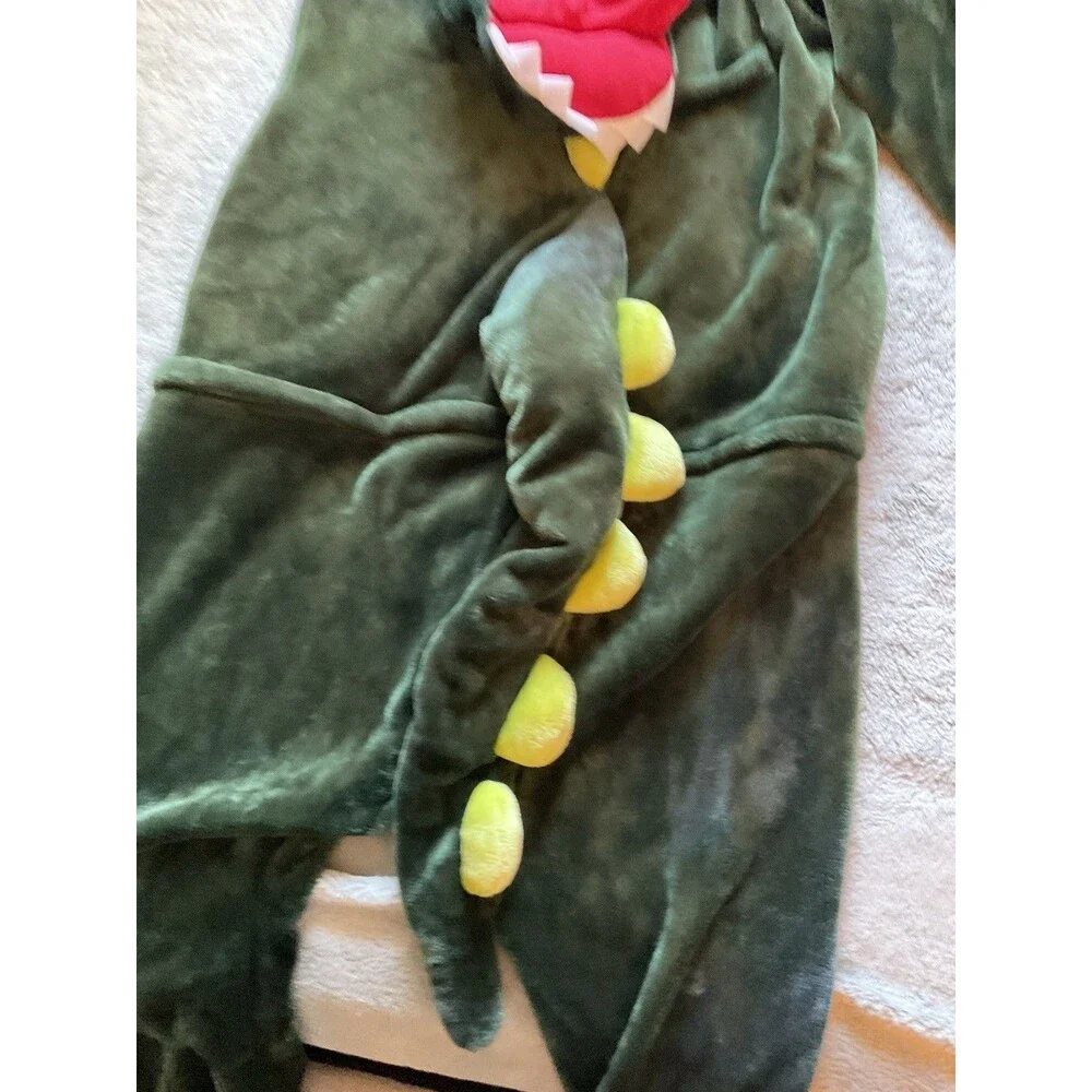 Silver Lilly Dinosaur GODZILLA Unionsuit Cosplay Halloween Costume Large